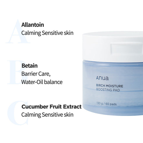 Anua Birch Moisture Boosting Pad